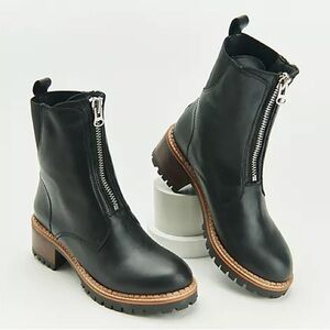 BARETRAPS front zipper lug sole boot